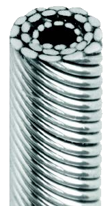 a photo of EDM cut HHS tube Torque Coil