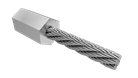 Hexagonal end fitting